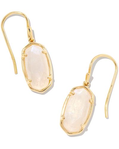 Kendra Scott Lee 18k Gold Vermeil Drop Earrings - White