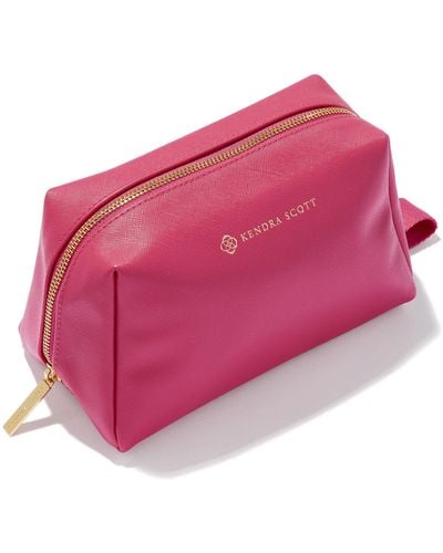 Kendra Scott Large Cosmetic Zip Case - Pink