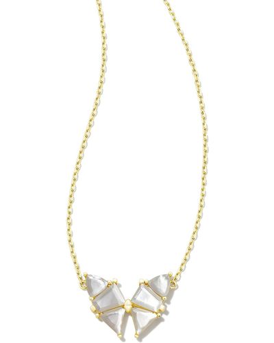 Kendra Scott Blair Gold Butterfly Pendant Necklace - Metallic