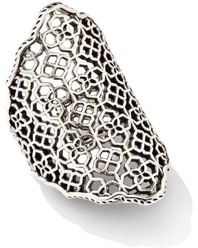 Kendra Scott Boone Small Cocktail Ring - White