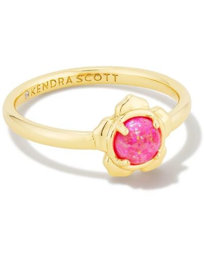 Kendra Scott Susie Gold Band Ring - White