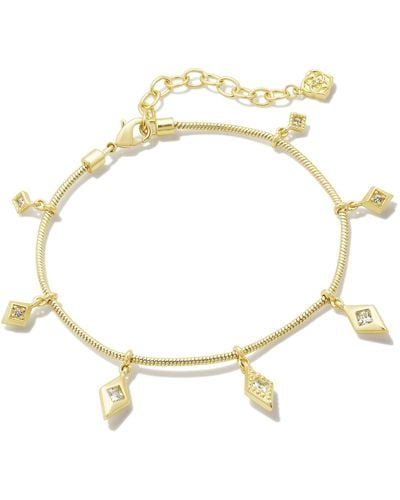 Kendra Scott Kinsley Gold Delicate Chain Bracelet - Metallic