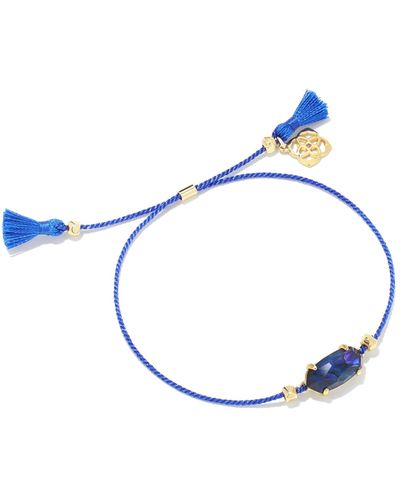 Kendra Scott Everlyne Navy Cord Friendship Bracelet - Blue