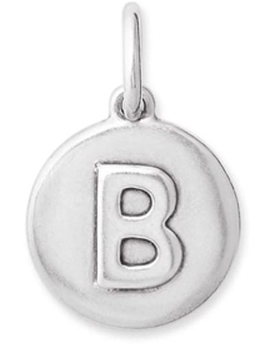 Kendra Scott Letter B Coin Charm - White