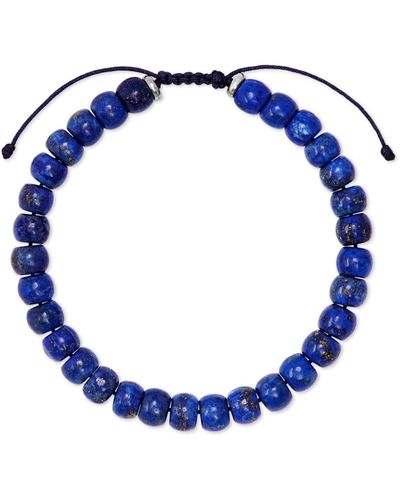 Kendra Scott Cade Oxidized Sterling Silver Corded Bracelet - Blue