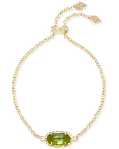 Kendra Scott Elaina Gold Adjustable Chain Bracelet - Metallic
