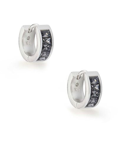 Kendra Scott Jack Silver Huggie Earrings - Metallic