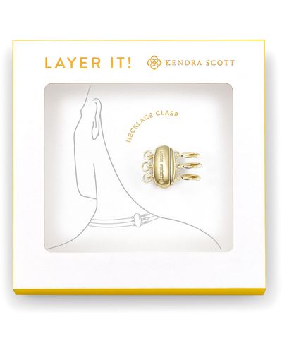 Kendra Scott Layer It! Necklace Clasp - White