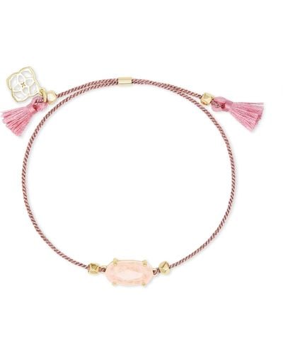 Kendra Scott Everlyne Pink Cord Friendship Bracelet