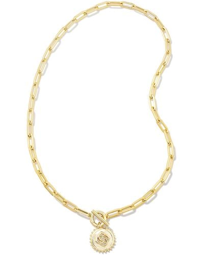 Kendra Scott Brielle Convertible Medallion Chain Necklace - Metallic