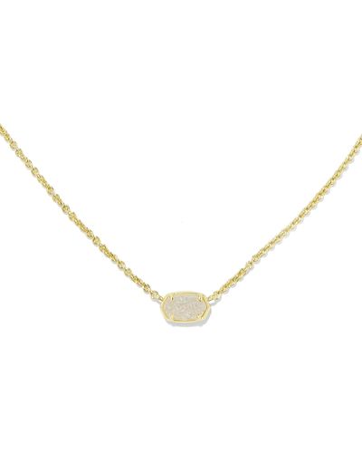 Kendra Scott Emilie Gold Short Pendant Necklace - Natural