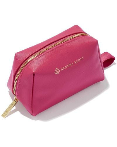 Kendra Scott Small Cosmetic Zip Case - Pink