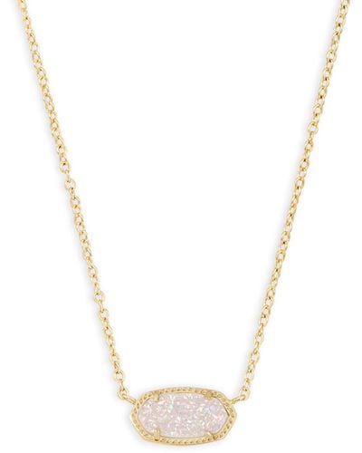 Kendra Scott Elisa Gold Extended Length Pendant Necklace - Metallic