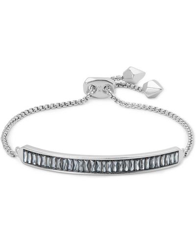 Kendra Scott Jack Adjustable Silver Chain Bracelet - White