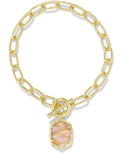 Kendra Scott Daphne Gold Link And Chain Bracelet - Metallic