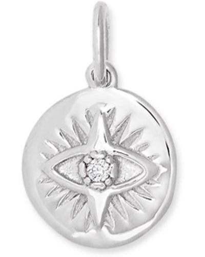 Kendra Scott Evil Eye Coin Charm - White