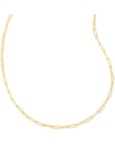 Kendra Scott Courtney Paperclip Necklace - Natural