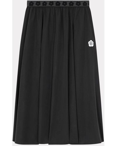 KENZO 'boke Flower 2.0' Midi Skirt - Black