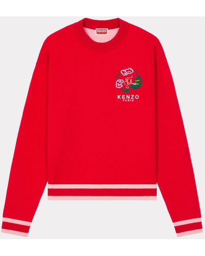 Sweats et pull overs Rouge KENZO pour femme | Lyst