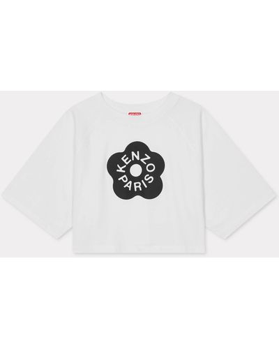 KENZO "Boke Flower 2.0"-T-Shirt in Boxy Fit - Weiß