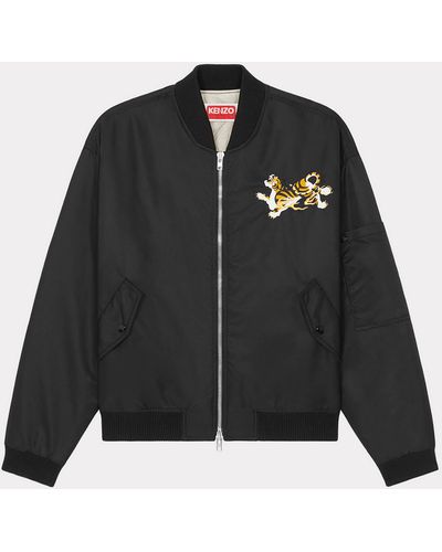 KENZO 'year Of The Dragon' Embroidered Bomber Jacket - Black