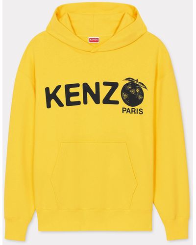 KENZO ' Orange' Oversized Hoodie - Yellow