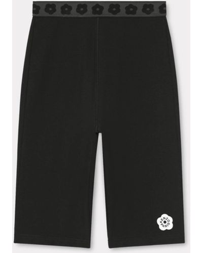 KENZO 'boke Flower 2.0' Embroidered Biker Shorts - Black