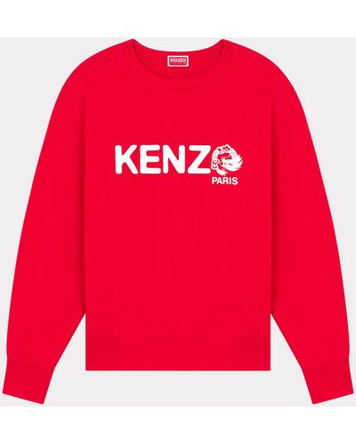 KENZO Unisex Oversize Sweatshirt "Year of the Dragon" - Rot