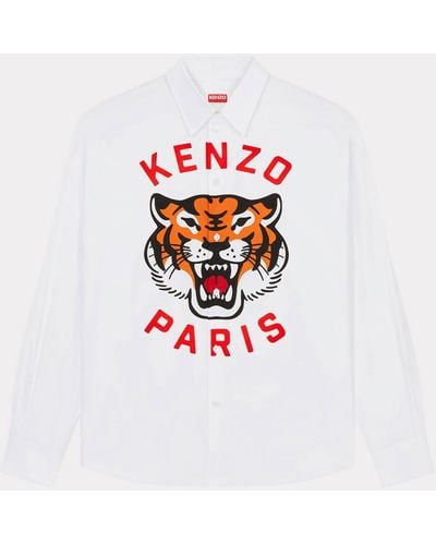 KENZO Chemise ' Lucky Tiger' - Blanc