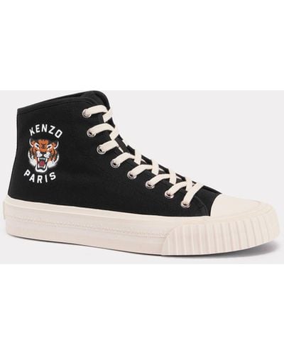 KENZO ' Foxy' High-top Sneakers - White
