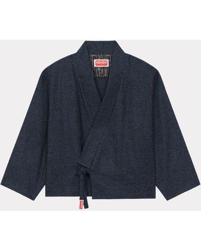 KENZO Veste kimono - Bleu
