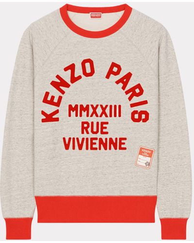 KENZO 'rue Vivienne' Slim Sweatshirt - Red