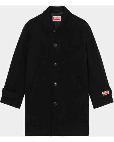 KENZO Wool Coat - Black