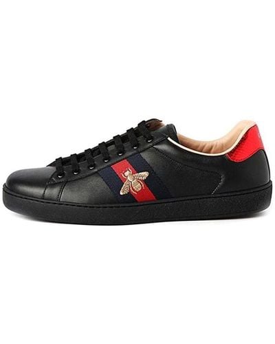 Gucci Ace Embroidered - Black