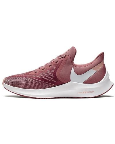 Nike Air Zoom Winflo 6 Running Shoe (light Redwood) - Clearance Sale - Multicolor
