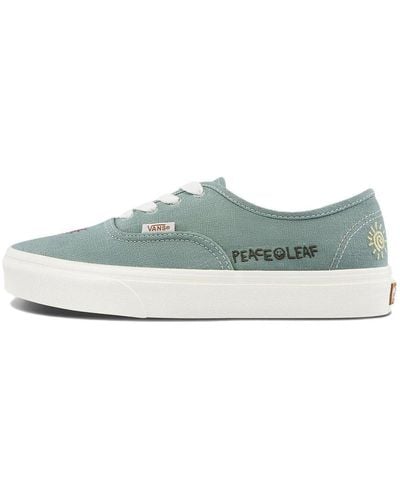 Vans Authentic Low Top Casual Skate Shoes - Blue