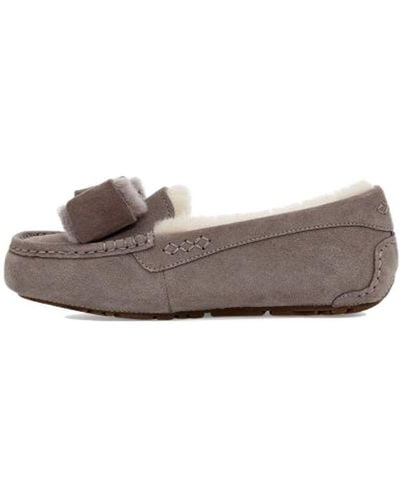 UGG Ansley Twinface Bow - Brown