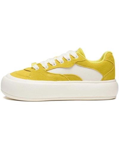 Li-ning Platform Skate Shoes - Yellow
