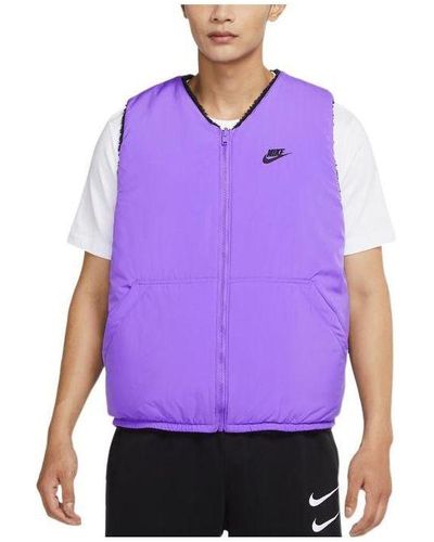 Nike Club+ Reversible Winterized Vest - Purple