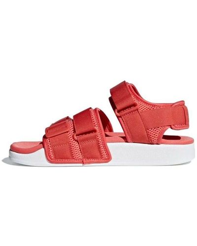 adidas Originals Adilette Sandal 2.0 Minimalistic Sandals - Red
