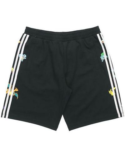 adidas Neo X Pokmon Crossover Side Stripe Sports Shorts - Black