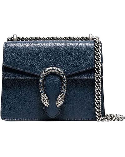 Gucci Dionysus Chain Crossbody Bag Single Shoulder Bag - Blue