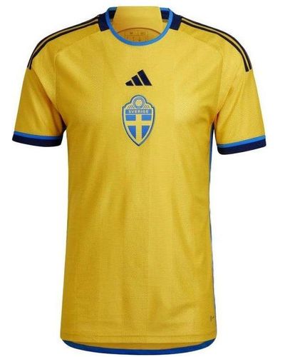 adidas Sweden 22 Home Jersey - Yellow