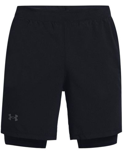 Under Armour Launch Run 2-in-1 Shorts - Blue