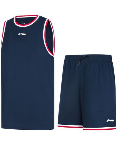 Li-ning Basketball Competition Suits - Blue