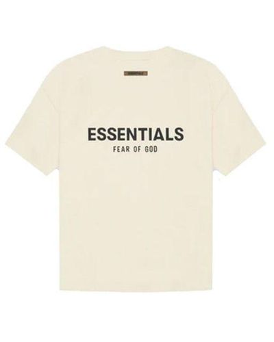 Fear Of God Ss21 Short Sleeve Tee - Natural