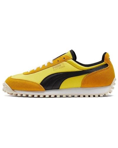 PUMA Fast Rider Low Top Running Shoes - Yellow