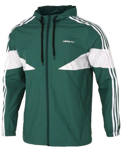 adidas Spring Authentic Outdoor Windproof Woven Jacket - Green
