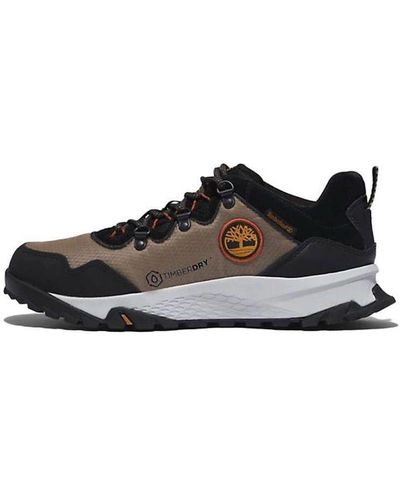 Timberland Lincoln Peak Waterproof Leather And Fabric Low Hiker - Black
