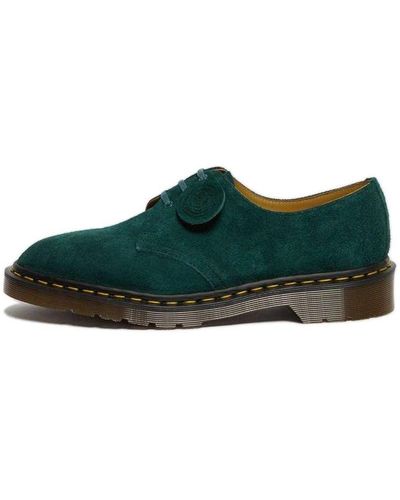 Dr. Martens 1461 Made In England Suede Oxford Shoes - Green